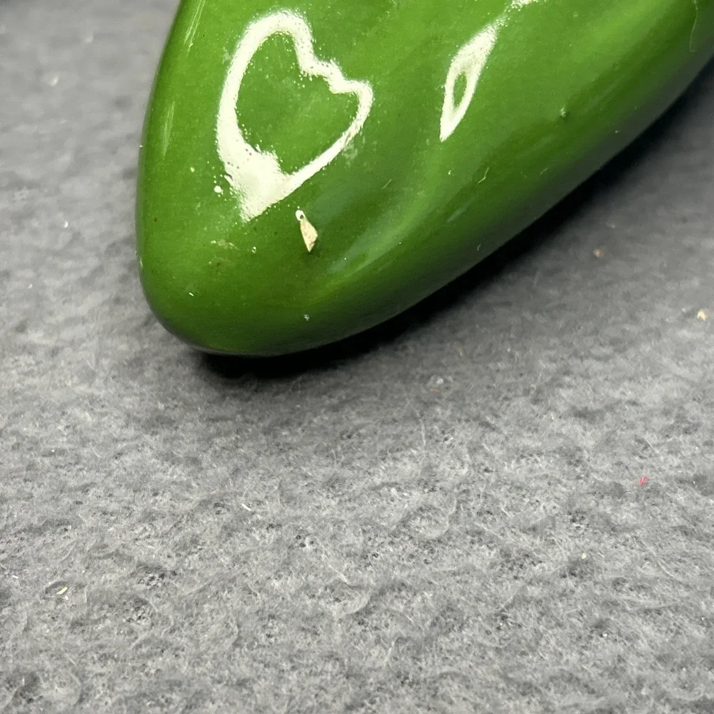 Ceramic Chili Pepper Ristra Hanging Decor Green‎ Jalapeno Peppers 25